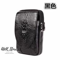 ราคา AWK โทรศัพท์มือถือกระเป๋าเข็มขัดหนังสวมใส่เข็มขัด 5 56 นิ้วมินิเข็มขัดกระเป๋าหนังวัวย้อนยุคลายจระเข้กระเป๋าเข็มขัด HQB 121 (2039014505)