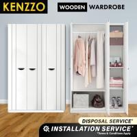 ราคา FREE SHIPING ARMOIRE ARLO Wardrobe closet wood ตู้ ตู้เสื้อผ้า ตู้เสื้อผ้าไม้ ตู้ใส่ผ้า คุณภาพดี แข็งแรง ทนทาน บานปิด 2 และ 3 ประตู (17243221407)