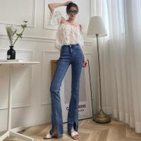 ราคา KDAShop สินค้าน้องใหม่ ขวัญใจสาวๆ กางเกงยีนส์ขายาว กางเกงยีนส์ขาม้า เอวสูงม๊ากกก ยีนส์ขาม้า ผ้าใส่สบาย แฟชั่นสไตล์เกาหลีเกาใจทรงสวยกระชับหุ่น ใส่แล้วดูผอมเพรียวสุดๆ สวยมงลงมากแม่ (18799531339)