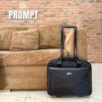 ราคา กระเป๋าเอกสาร ใส่คอม notenook LAPTOP แบบบาง มีล้อลาก มีสายสะพายไหล่ (10176691394)