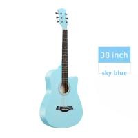 ราคา กีตาร์สำหรับมือใหม่ 38 นิ้วพร้อมกระเป๋ากีต้าร์โปร่งกีต้าร์โปร่ง 38 นิ้วครบชุด Acoustic guitar (16956280714)