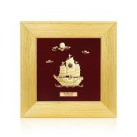 ราคา PRIMA แผ่นภาพฉลุทองคำเรือสำเภาทอง 704S0555 01 (16378973155)