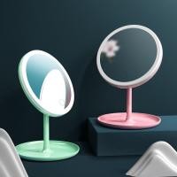 ราคา กระจกมีไฟ LED กระจกแต่งหน้าถาดเก็บของ กระจกแต่งหน้าLED กระจกมีไฟส่องหน้า มีไฟ แบบพกพา ของขวัญ กระจกมีไฟส่องหน้า แบบพกพา (3349744818)