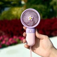 ราคา พัดลมพกพา พัดลม USB ชาร์จแบบพกพา พัดลมขนาดเล็ก พัดลมมือถือ สีพาสเทล (15172198946)