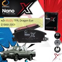 ราคา Compact เกรดท็อป รุ่นใหม ผ้าเบรคหน้า ผ้าดิสเบรคหน้า Compact NANO X DEX 248 สำหรับ ISUZU TFR Dragon eye ปี 1989 2001 ปี 89909192939495969798990001 (17419697331)