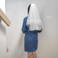 ราคา เวลเจ้าสาว แนวเรียบหรู มีหวีสับ Bridal veil with comb ผ้าดี ทรงสวย ตัดเย็บไทย (20521929558)