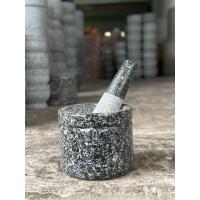 ราคา ครกตำยา ครกเล็ก ขนาด3นิ้ว ทรงกระบอก บดยา บดถั่ว บดงา พร้อมสาก ทำมาจากหินแกรนิต หินแท้ (20446916552)