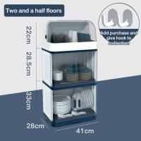 ราคา SUNOOM ตู้คว่ำจานชาม ตู้เก็บจานชาม ที่ใส่ช้อนส้อม ที่คว่ำจานมีฝา ที่เก็บจานชาม ชั้นวางในครัว ที่คว่ำจาน ชั้นวางจานชาม 1 ชั้น 2ชั้น 3 ชั้น (20435458168)