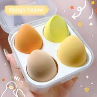 ราคา ฟองน้ำแต่งหน้า 4 ชิ้น พร้อมกล่องเก็บ พัฟ เกลี่ยรองพื้น ฟองน้ำไข่ ฟองน้ำเกลี่ยรองพื้น พัฟเกลี่ยรองพื้น ฟองน้ำแต่งหน้ารูปไข่ เกลี่ยง่าย นิ่มใช้ดี (20363890159)