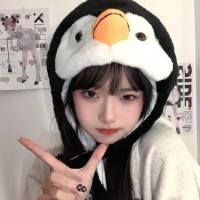 ราคา การ์ตูนเพนกวินหูหมวกฤดูหนาวที่อบอุ่นหัวหน้าปกหมวกอุปกรณ์ภาพน่ารักนักเรียนหมวกตุ๊กตา (16794224026)