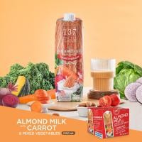 ราคา 137 ดีกรี นมอัลมอนด์สูตรแครอทและผักรวม 7 ชนิด ขนาด 1000 ml x 12 Almond Milk With Carrot 137 Degrees Brand (4786432390)