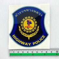 ราคา สติ๊กเกอร์หน่วยงานตำรวจ3M ปส ท่องเที่ยว กองปราบปราม ตม จราจรกลาง ทางหลวง กันน้ำ สะท้อนแสง3M (9770725485)