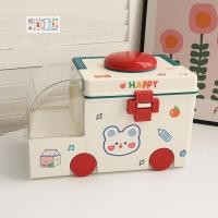 ราคา ฟรีสติ๊กเกอร์ กล่องยารถพยาบาล กล่องยาสามัญประจำบ้าน ทรงรถพยาบาล กล่องใส่ยา สุดน่ารัก ขนาดใหญ่ จุได้เยอะ (17578938212)