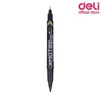 ราคา Deli ปากกามาร์คเกอร์ 2 หัว Permanent Marker U104 สำหรับเขียนซองพลาสติก ปากกามากเกอร์ ปากกาเขียนซีดี ปากกาเขียนบนพลาสติก ปากกาอเนกประสงค์ ปากกาเขีย (1349590852)