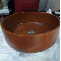 ราคา อ่างสปา16 นิ้ว ทรงกระบอก เจาะสะดืออ่าง อ่างล้างหน้า อ่างแช่เท้า อ่างไม้ อ่างไม้มะม่วง อ่างสปามือ อ่างล้างมือ อ่างสปาเท้า (10401116880)