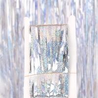 ราคา 2 Meters Party Backdrop Curtains Glitter Gold Tinsel Fringe Foil Curtain Birthday Wedding Decoration Anniversary Decor (17491199319)