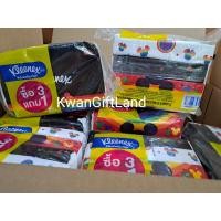 ราคา แพค 3 ห่อ ฟรี 1 ห่อ และแบบ ยกลัง 16 แพค กระดาษทิชชู่ ทิชชู่ ลายลิขสิทธิ์แท้ คลีเน็กซ์ KLEENEX ทิชชู่แห้ง 50แผ่น ห่อ (18920072600)