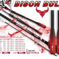 ราคา คันเบ็ด คันตีเหยื่อปลอม BISON BULL F2 ไบซันบลู เบท สปิน 6 6ft7ft 1ท่อนและ2ท่อน ไบสัน เวท 8 17 10 20 12 25 (19035546947)