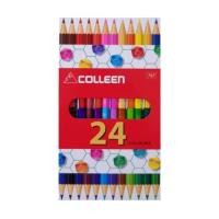 ราคา COLLEEN 1224364860สีไม้คอลลีน 2 หัว ด้ามเหลี่ยม COLLEEN สีไม้ คอลลีน สีไม้2หัว (13732189646)
