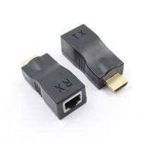 ราคา 4K 3D HDMI 1 4 30M Extender To RJ45 Cat 5e 6เครือข่าย LAN อะแดปเตอร์อีเทอร์เน็ต (539286725)