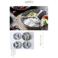 ราคา จานอาหาร จานเซรามิค 3 หลุม จานอาหาร 3 ช่อง ลายดอกไม้แดง ขนาดกว้าง 8 นิ้ว ความจุ 600 มิลลิลิตร (2166650162)