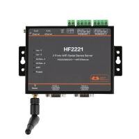 ราคา HF2221 2 พอร์ต WiFi เซิร์ฟเวอร์อุปกรณ์แบบอนุกรม RS232 RS422 RS485 Ethernet Wi Fi Serial Server (452095579)
