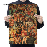 ราคา โปสเตอร์อะนิเมะหนึ่งชิ้นโปสเตอร์ภาพวาดผนังโปสเตอร์เครื่องตกแต่งฝาผนังศิลปะบนผนังภาพตกแต่งห้องโปสเตอร์ตกแต่งบ้านย้อนยุค (18605933778)
