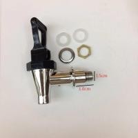 ราคา ถังต้มน้ำถังชานมสองชั้นก๊อกน้ำพลาสติกอุปกรณ์เสริมถังเก็บความร้อนก๊อกน้ำสแตนเลสแบบมือกด (11583424393)