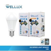 ราคา WELLUX หลอดไฟตรวจจับแสง 13W เปิด ปิดเองอัตโนมัติ LED Light Sensor GQ Series ขั้วE27 (9360866666)