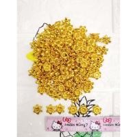 ราคา ดอกพิกุลตกแต่ง 100 ชิ้น ลูกปัด ดอกพิกุลสีเงิน สีทอง และคละสี ใช้ทำงานประดิษฐ์ งาน diy งานทำเหรียญโปรยทาน พร้อมส่ง (18504174967)