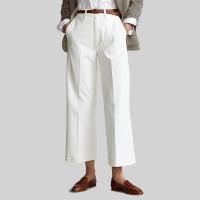 ราคา Polo Ralph Lauren PANTS Wide Leg Chino Pant กางเกงขายาว รุ่น WMPOPNTNDL20056 สี 100 WHITE (15970981760)