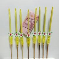 ราคา ไม้กฐินไม้ผ้าป่าไม้เสียบเงิน มี10ไม้ (19928522580)