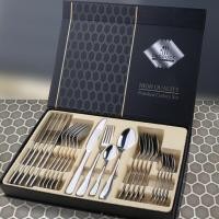 ราคา PRODUCT ชุดช้อนส้อม 24ชิ้น ช้อนเกาหลี cutlery set ช้อนส้อม ช้อนส้อมเกาหลี ชุดช้อนส้อมสแตนเลส ชุดช้อนส้อมมีด (10551316179)