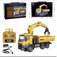 ราคา รถเฮี้ยบบังค้บ รถหัวคีบบังคับ huina 1575 (12475697144)