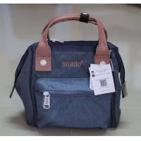 ราคา กระเป๋าสะพายข้าง Anello tote bag mini size กระเป๋าสะพายพาดลำตัว สินค้าของแท้นำเข้า เอ ง มีป้ายกันปลอม กระดุมแบบใหม่ คำว่า carrot co (9614487819)
