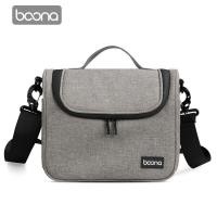 ราคา Lasvea กระเป๋ากล้อง Sony DSLR กระเป๋าสะพาย กระเป๋ากันน้ำ กระเป๋ากล้อง Canon Nikon กระเป๋าสะพายไหล่ Mini Single Bag แบบพกพา Sony Camera Bag สีดำ สีเทา (19785564569)