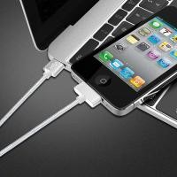 ราคา สาย USB 30พินสำหรับ 4S 4 3GS 1 2 3 IPod Nano Itouch สายชาร์จ Fast Charging Data Sync Adapter Cord (19854492520)