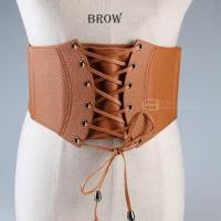 ราคา เข็มขัดคอร์เซ็ท corset สไตล์วินเทจ ใส่แล้วมีเอวทันที ด้านหลังยืดได้ รุ่น Anna (20142275312)