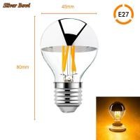 ราคา Led Filament Dimmable Sliver Gold หลอดไฟ4W Vintage E14 E27 Edison Bulb House ตกแต่งหลอดไฟคุณภาพสูง Warm White Led Lamp (15111648746)