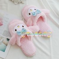 ราคา BS รองเท้าใส่ในบ้าน หัวเปิด รองเท้า สลิปเปอร์ ขนนุ่ม Slipper disney donald bad badz maru (10940631853)