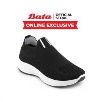 ราคา Online Exclusive Bata บาจา รองเท้าผ้าใบแบบสวม เทคโนโลยีลดกลิ่นอับ ระบายอากาศได้ดี เสริมส้น สูง 2 5 นิ้ว สำหรับผู้หญิง รุ่นInfinit สีดำ5806003 (10801121974)
