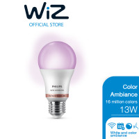 ราคา Philips WiZ Color Ambiance Bulb หลอดไฟเปลี่ยนสีอัจฉริยะ เปลี่ยนสีได้ 16 ล้านสี 13 วัตต์ (9906886600)