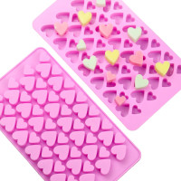 ราคา แม่พิมพ์ซิลิโคน พิมพ์สบู่ พิมพ์วุ้น พิมพ์ขนม รูปหัวใจ ไซส์เล็ก 56 ช่อง (9434371555)