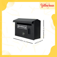 ราคา YellowHouse ตู้จดหมาย สีระเบิด กล่อง กล่องใส่ของ จดหมาย กล่องจดหมาย ตู้รับจดหมาย ตู้ไปรษณีย์ ตู้แดง mailbox (18825832509)