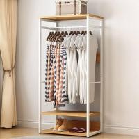 ราคา ตู้เสื้อผ้า ราวแขวนเสื้อผ้า พร้อมชั้นวางของ โครงเหล็กตู้เสื้อผ้า โครงเหล็ก 120cm ตู้เก็บผ้า สไตล์โมเดิร์น ราวแขวนเสื้อผ้าความจุขนาดใหญ่ (20562776198)