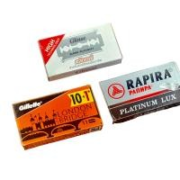 ราคา Assortment 3 Packs Double Edge Razors Gillette England Rapira Russia and Glittor Japan (20521438018)