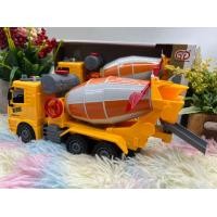 ราคา รถของเล่น รถโม่ปูนสีเหลืองน้ำเงินใหญ่ รถก่อสร้าง รถโม่ปูนของเล่นเสมือนจริง ไถได้หมุนถังได้มีไฟมีเสียง ของเล่นเสริมพัฒนาการ (20435304597)