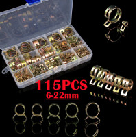 ราคา 75ชิ้น 115ชิ้น าดรถคลิปสปริงสายท่อเชื้อเพลิงคลิปท่อน้ำAirที่หนีบหลอด Fastener คีมหนีบเข็มขัดรัดท่อ กิ๊บรัดท่อ ปากตรง ที่หนีบเข็มขัด (20392822610)