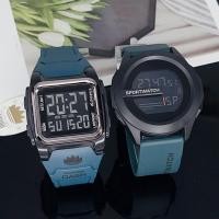 ราคา นาฬิกาข้อมมือ SPORTWEI กันน้ำ ดิจิตอลคู่รัก ไฟ จับเวลาตั้งปลุก (20253143627)