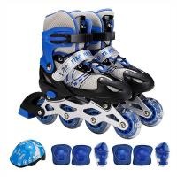 ราคา รองเท้าสเก็ต แถมอุปกรณ์ป้องกัน โรลเลอร์สเก็ต โรลเลอร์เบลด Rollerblade รองเท้าล้อเลอร์เบลด เหมาะสำหรับผุ็ใหญ่และเด็ก (17439342984)